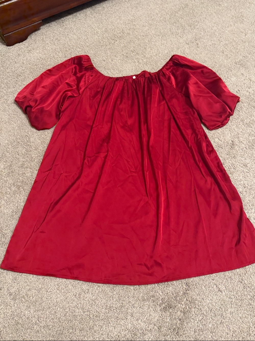 Red Off-Shoulder Women’s Top - Classic Summer Essential